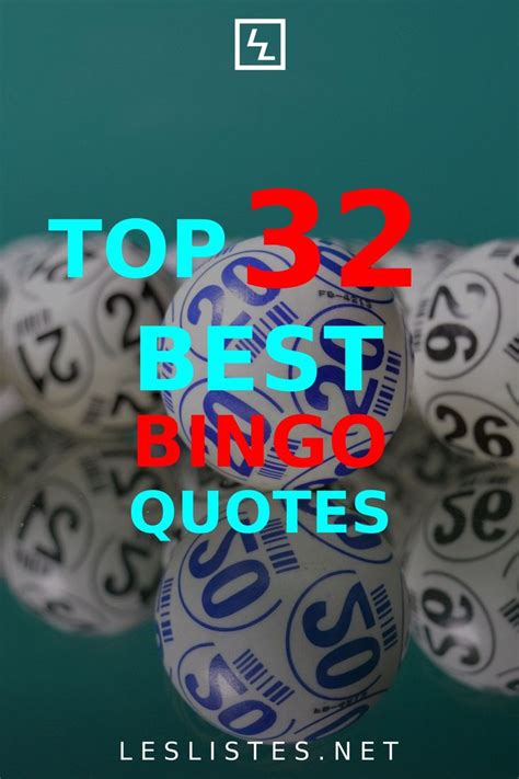 bingo quotes|TOP 25 BINGO QUOTES .
